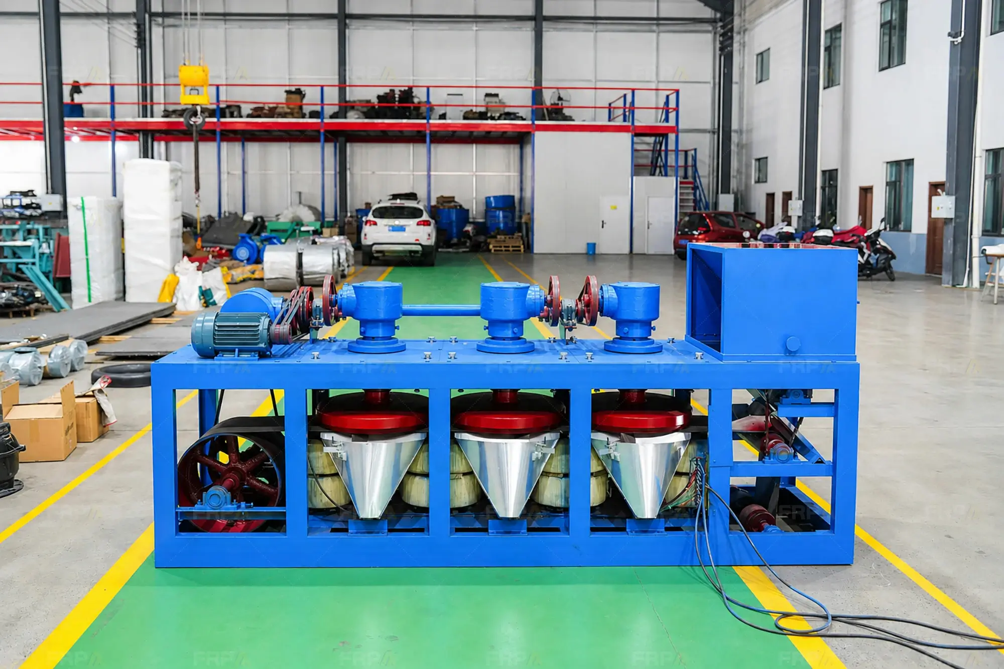 three pan magnetic separator (3)