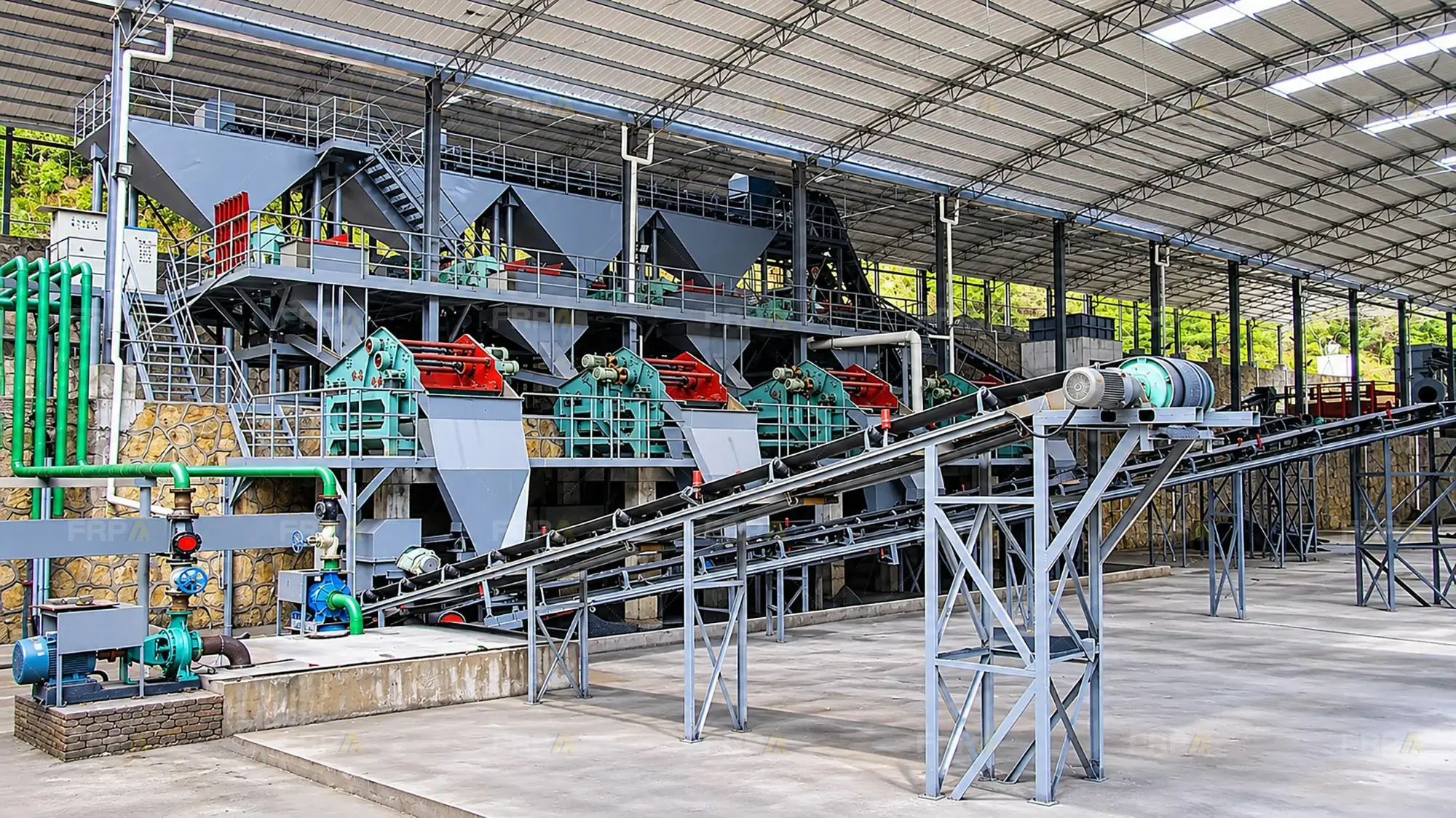 100 TPH grey barite beneficiation plant in Guizhou, China