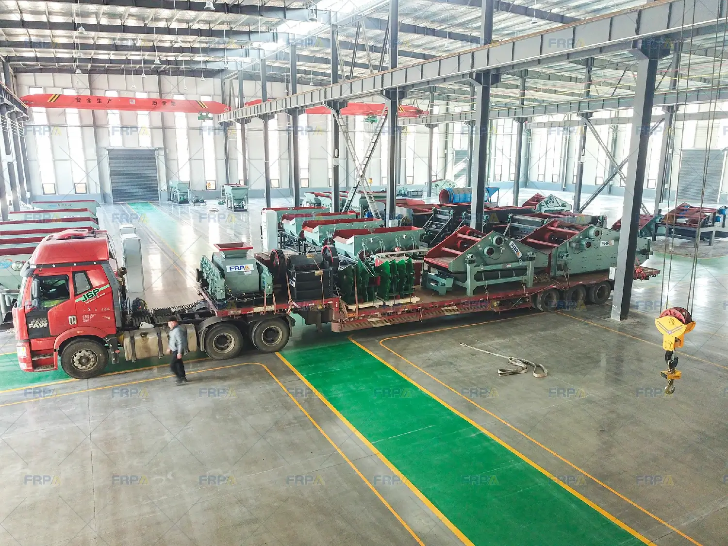 Barite processing equipment to India